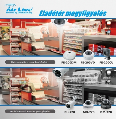 Airlive kamerarendszerek a kiskereskedelemben